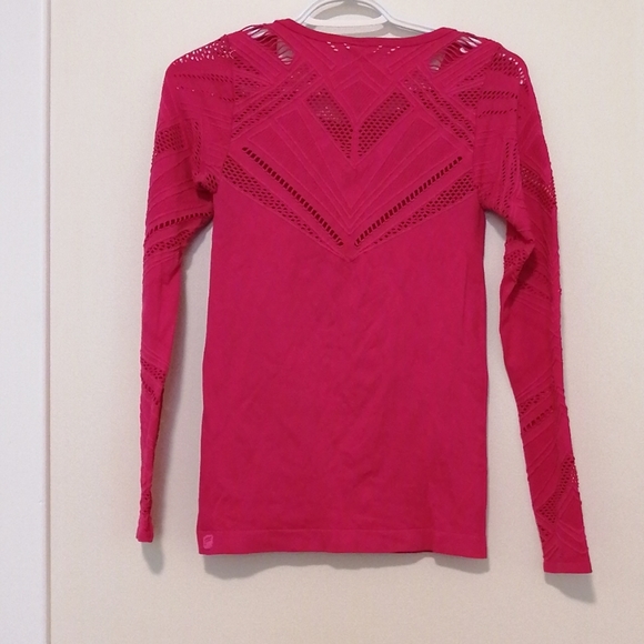 Fabletics seamless pink long sleeve - Picture 2 of 4
